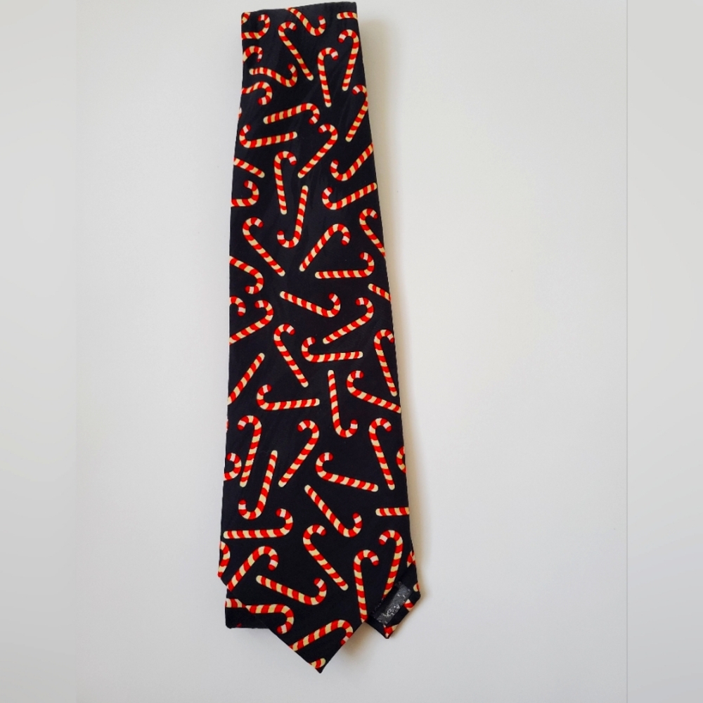 Vintage Keith Daniels candy cane tie